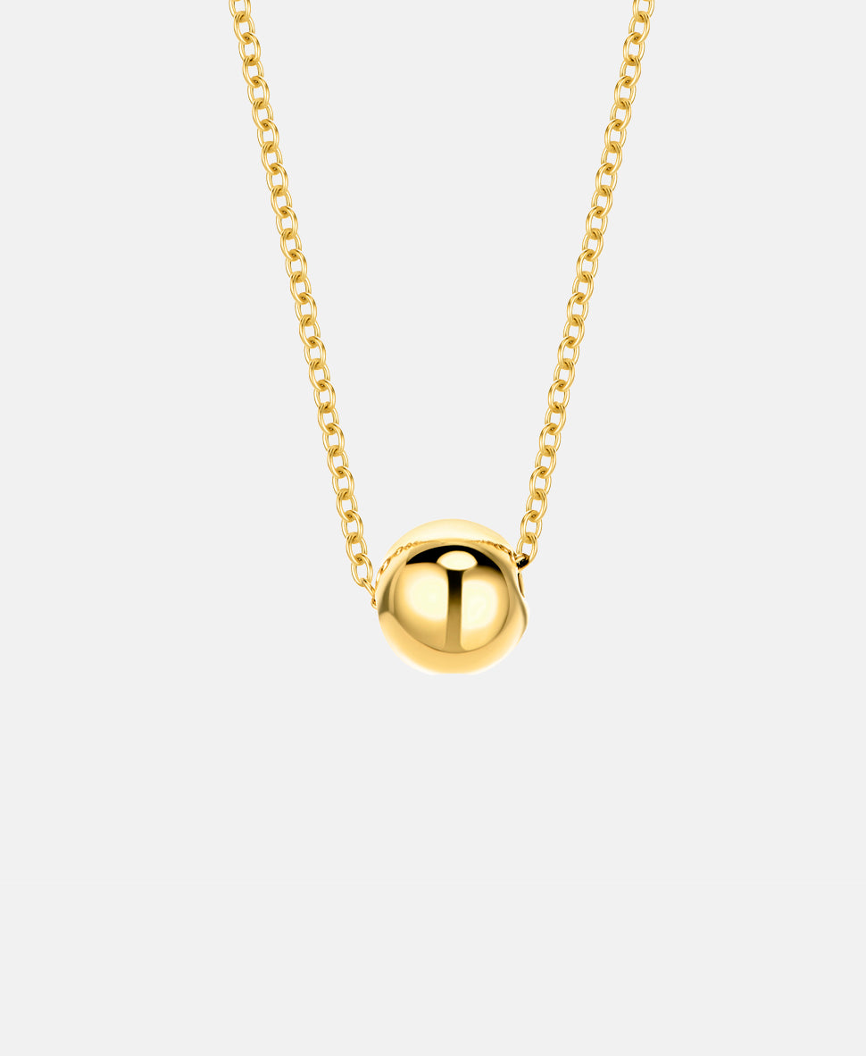 Halskette aus 375 Gelbgold