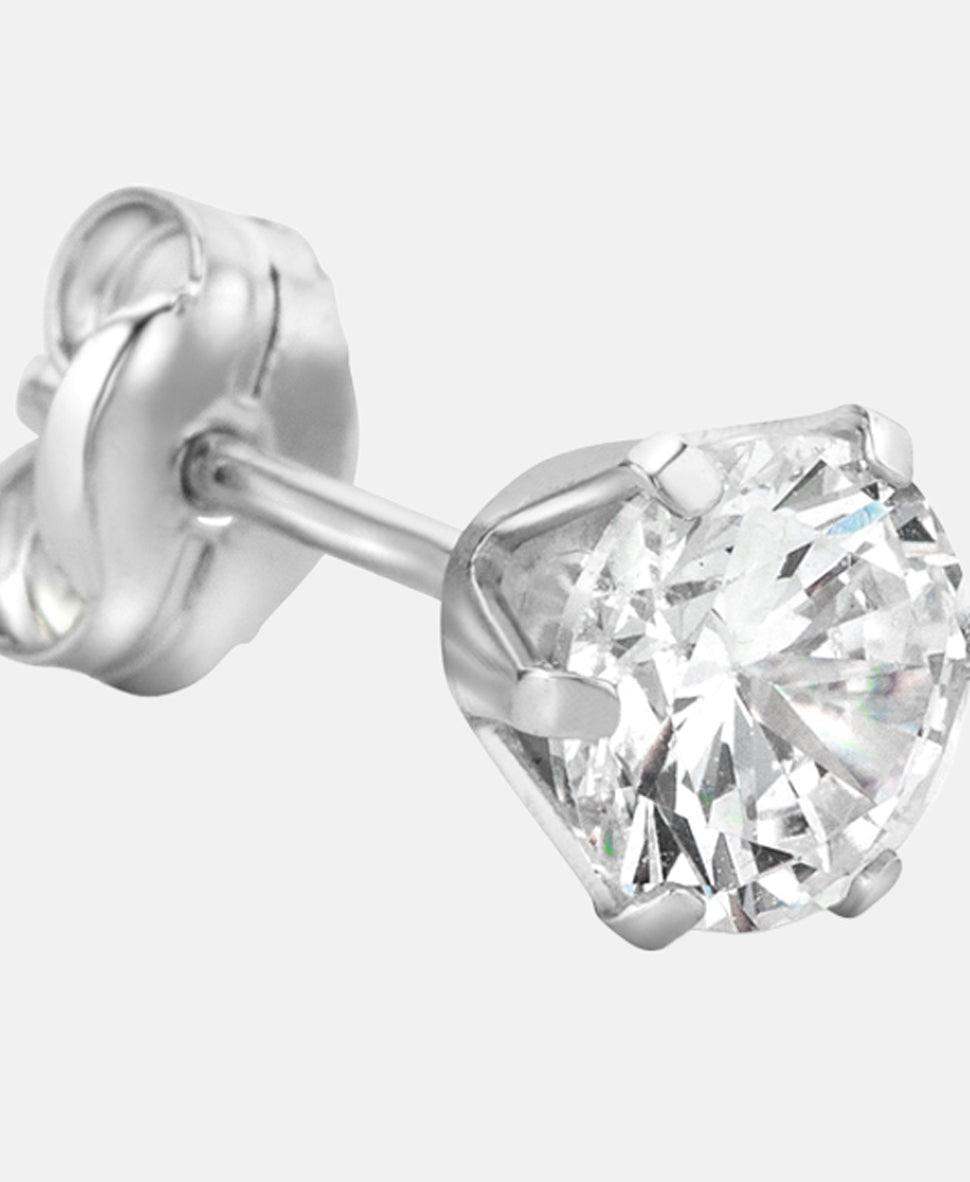 Ohrringe aus 375 Weißgold mit Zirkonia