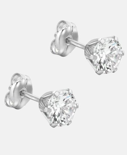Ohrringe aus 375 Weißgold mit Zirkonia
