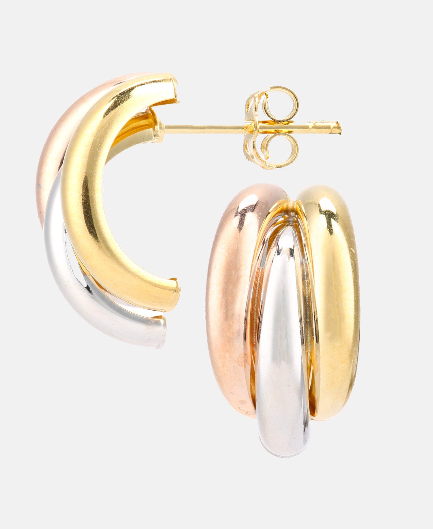 Stud earrings in 375 (9K) Gold