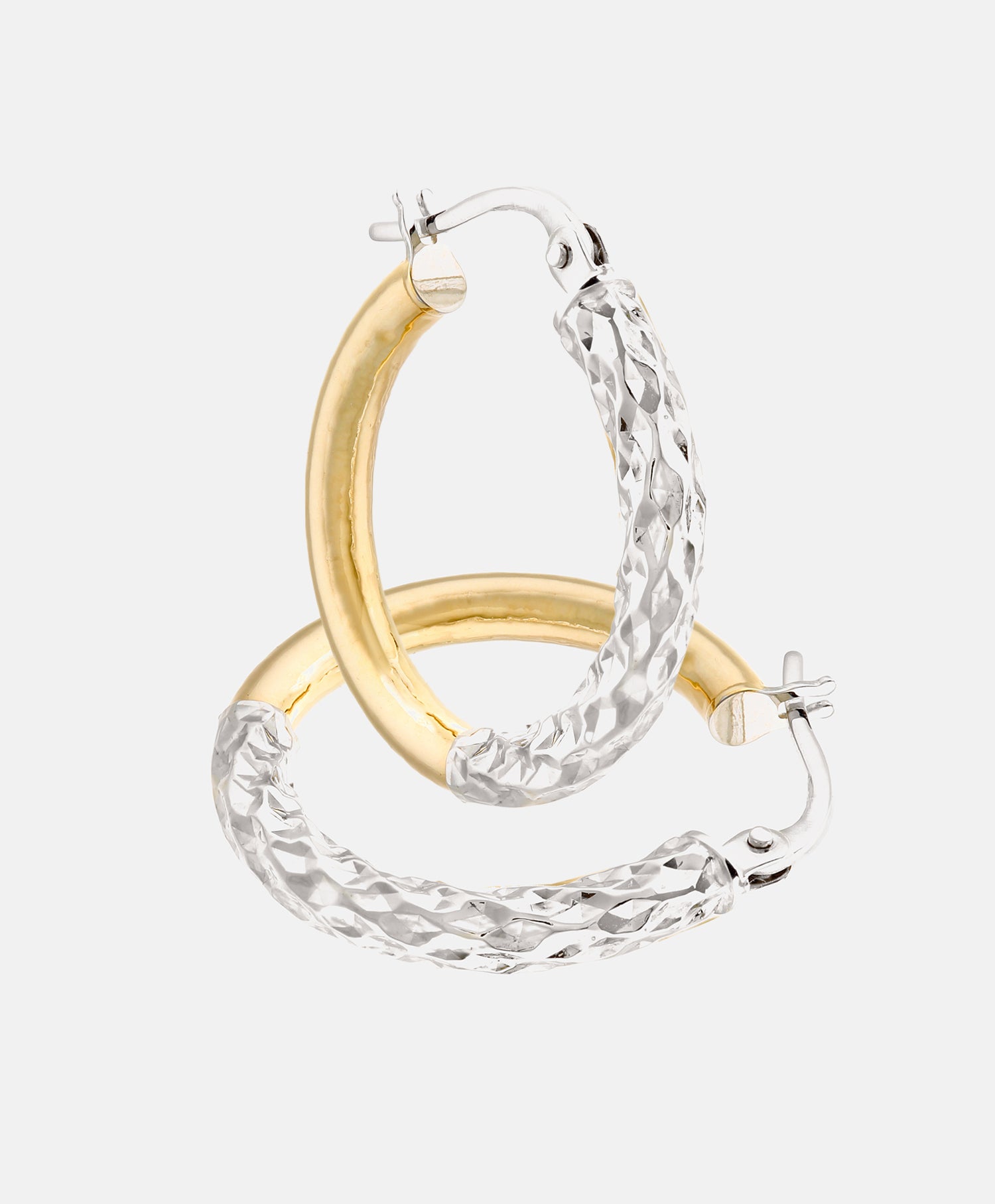 Hoop earrings in 375 (9K) Gold