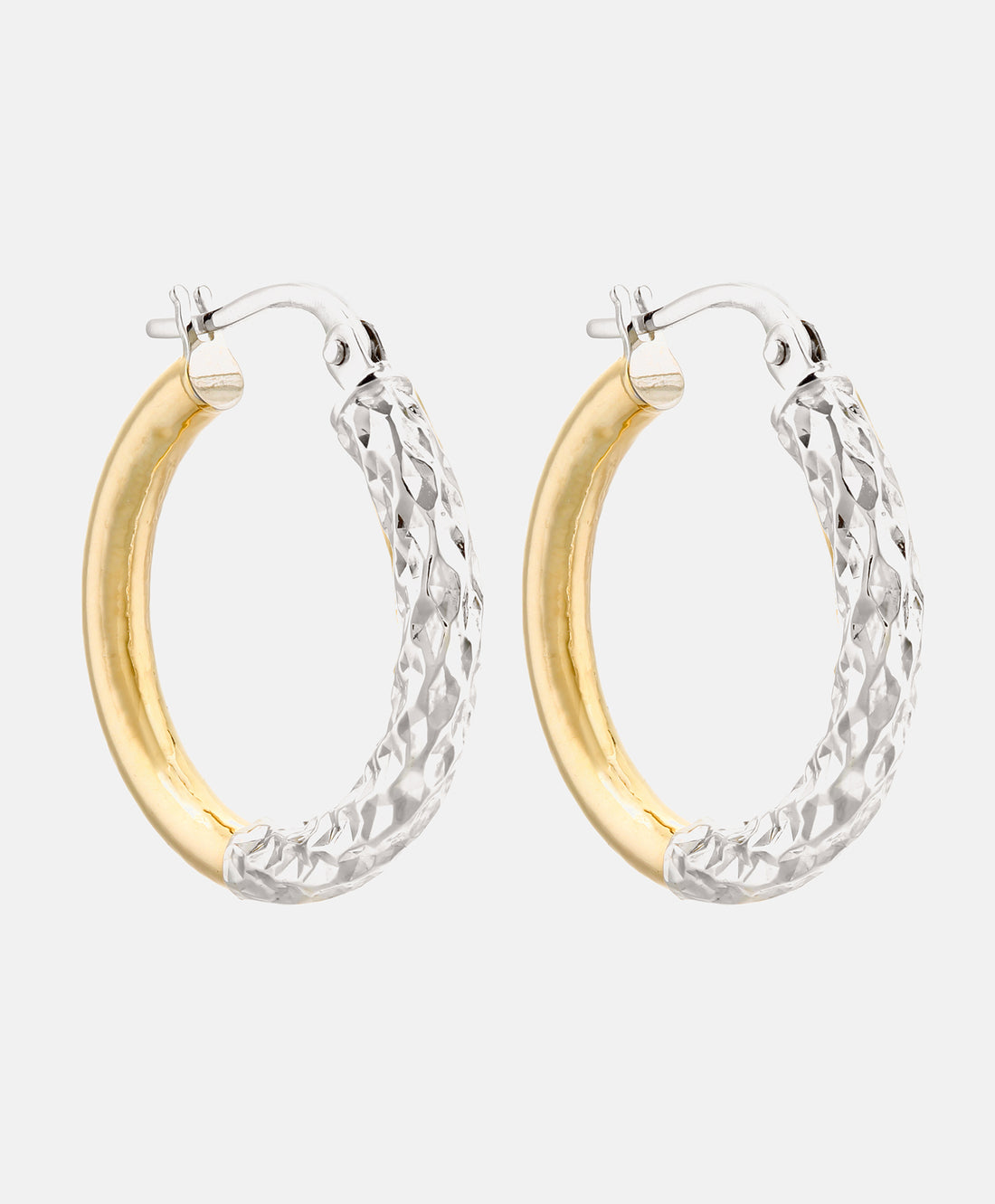 Hoop earrings in 375 (9K) Gold