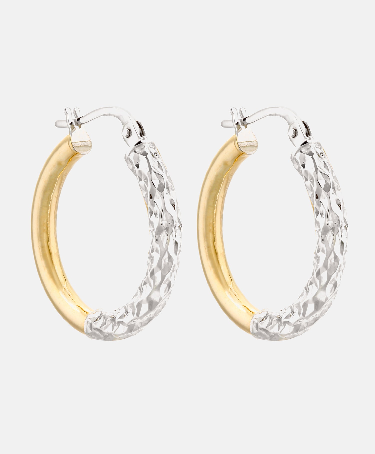 Hoop earrings in 375 (9K) Gold