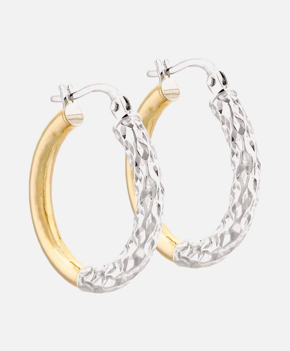 Hoop earrings in 375 (9K) Gold