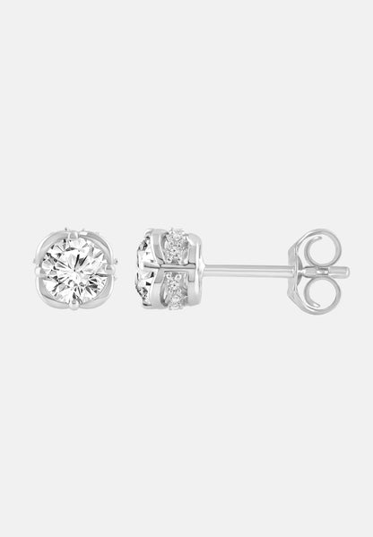 ETHISHER DIAMANTEN Earrings Silver