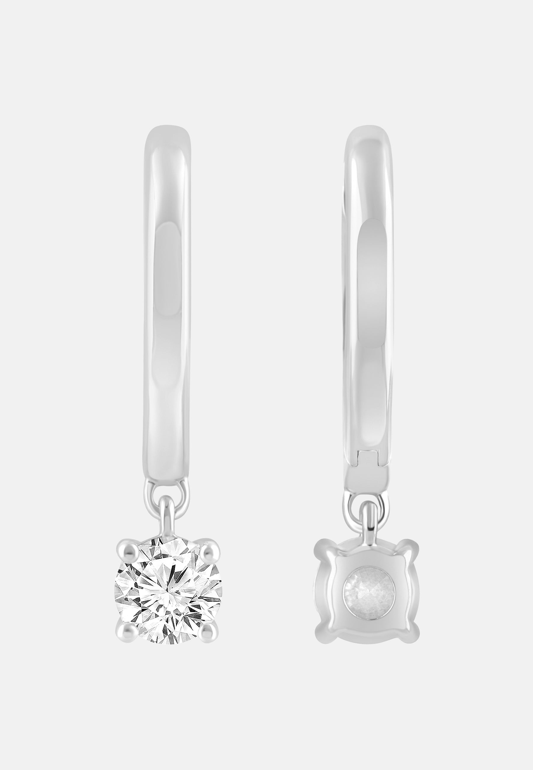 ETHISHER DIAMANTEN Earrings Silver