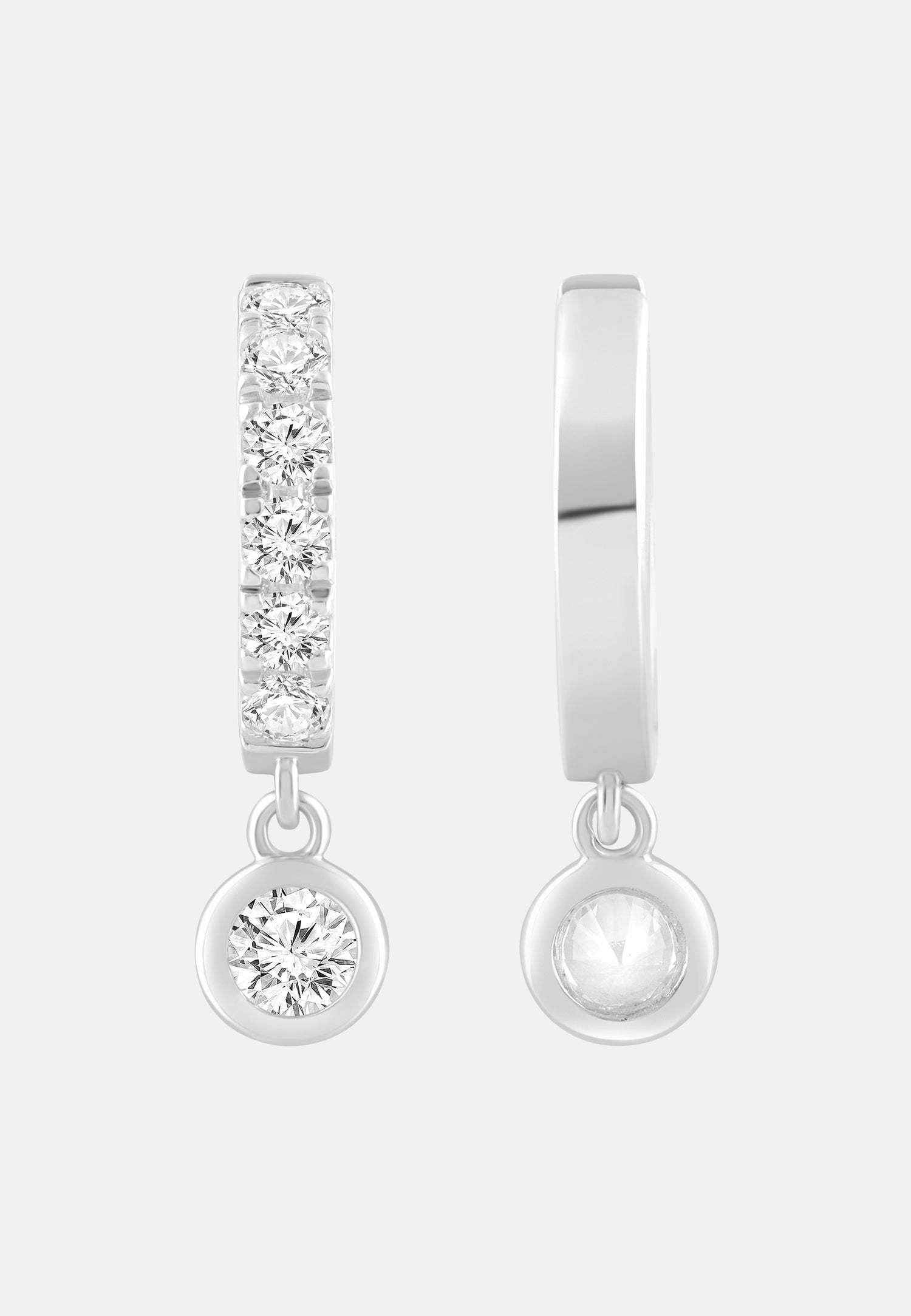ETHISHER DIAMANTEN Earrings Silver