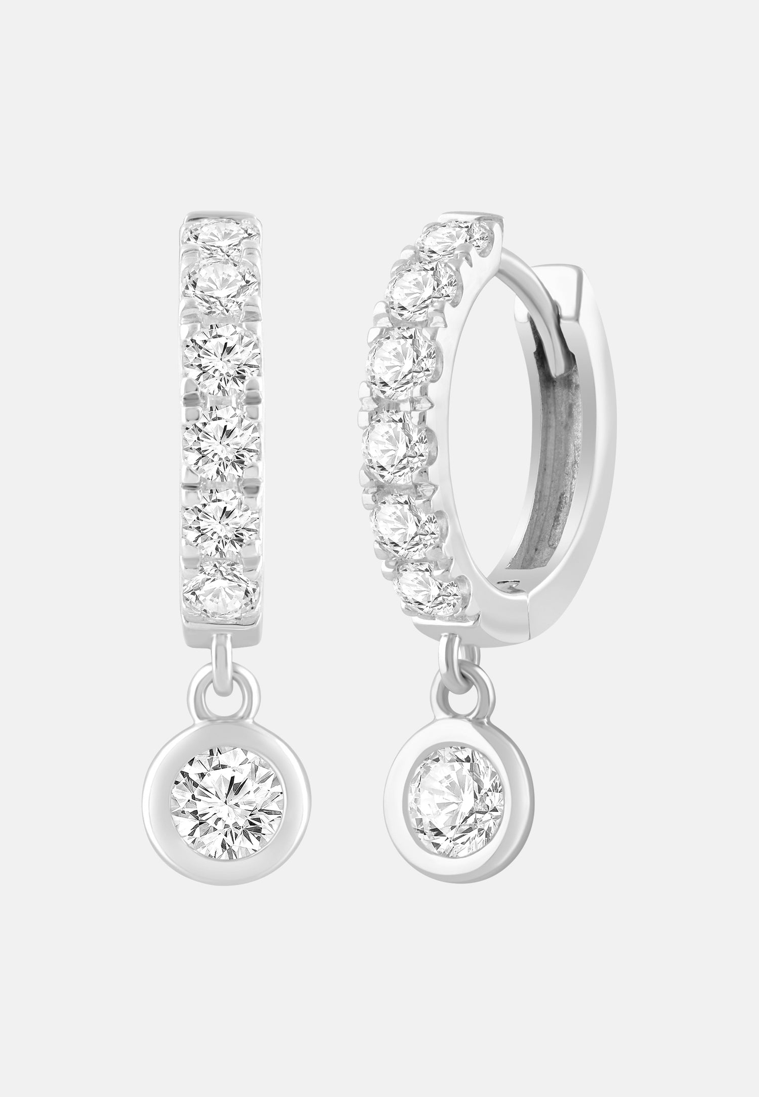 ETHISHER DIAMANTEN Earrings Silver