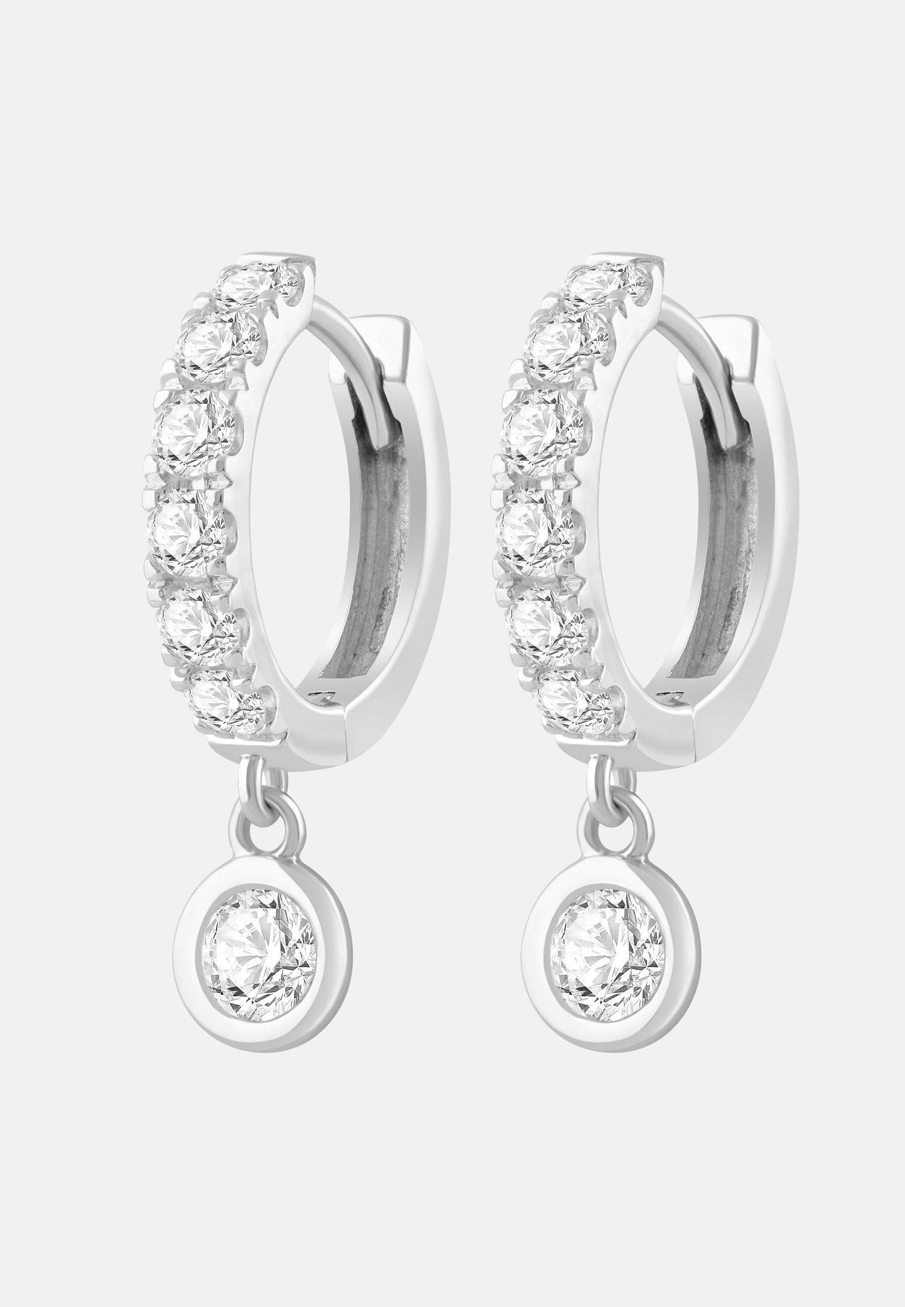 ETHISHER DIAMANTEN Earrings Silver