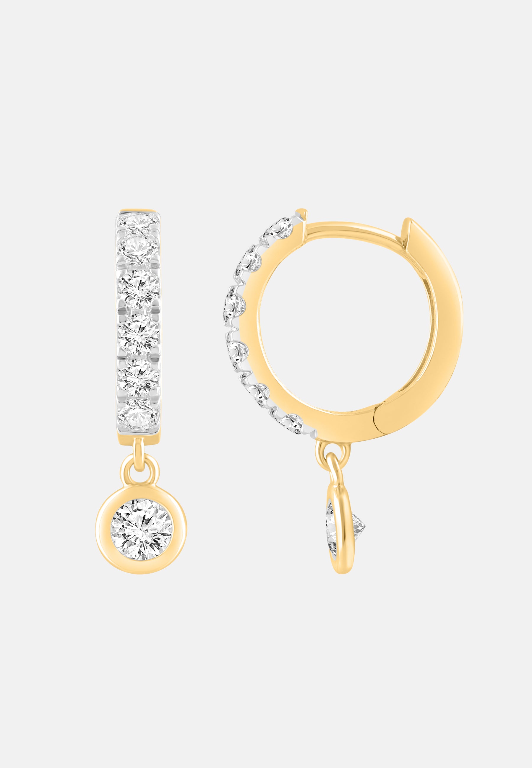 ETHISHER DIAMANTEN Earrings Yellow gold
