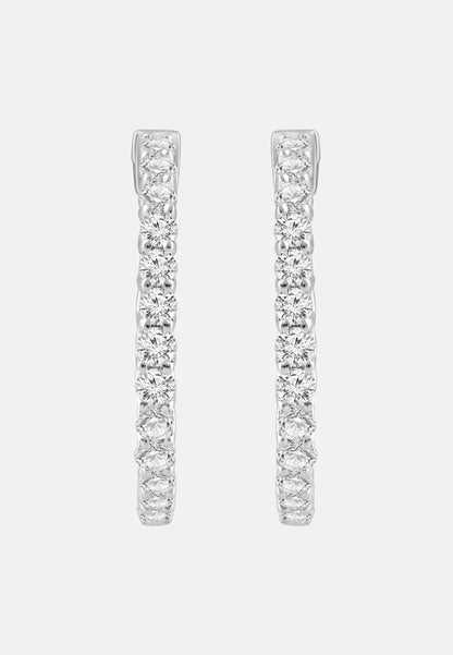 ETHISHER DIAMANTEN Earrings Silver