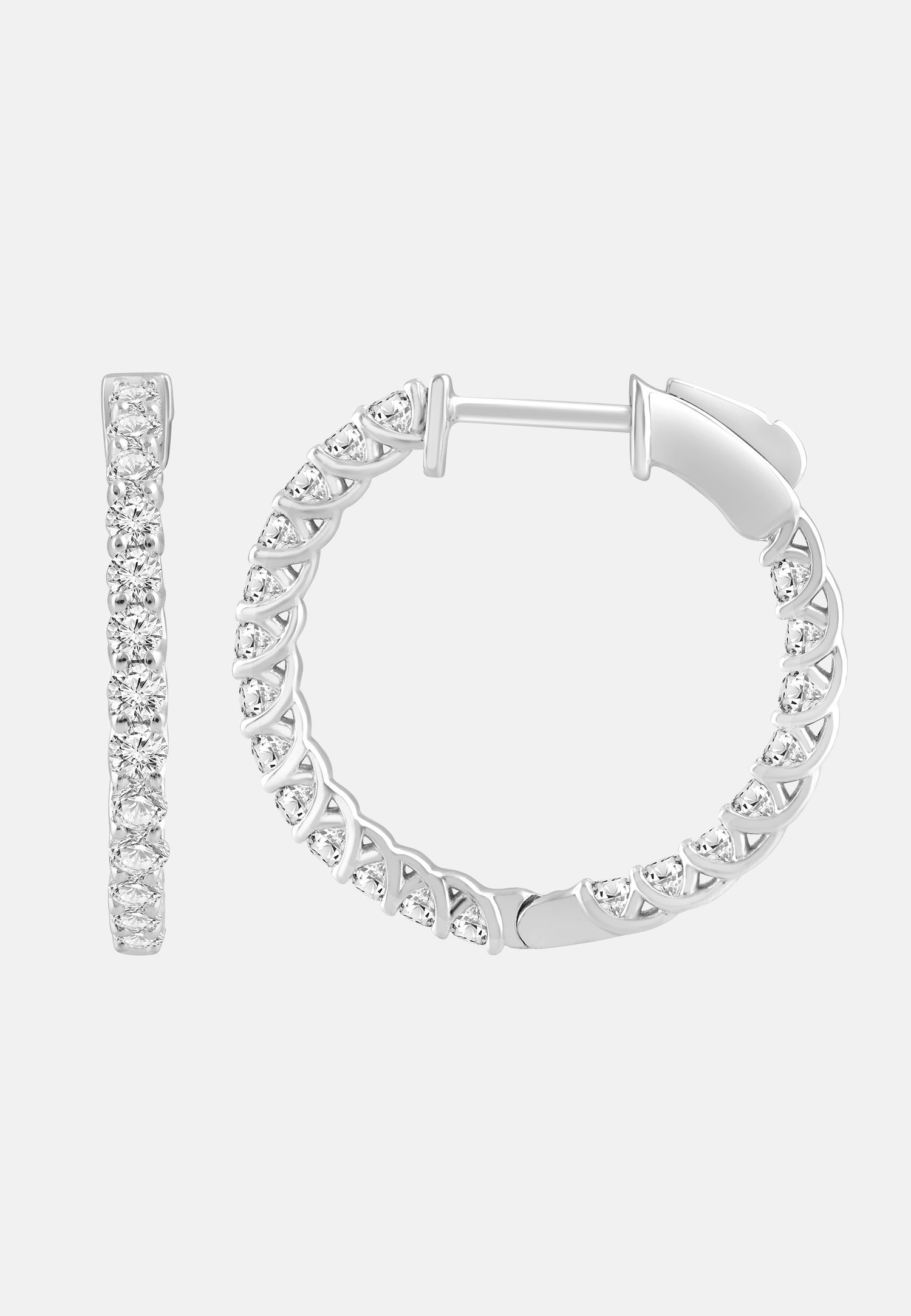 ETHISHER DIAMANTEN Earrings Silver