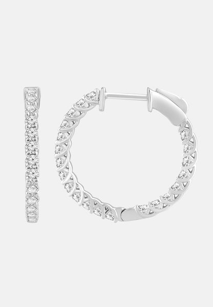 ETHISHER DIAMANTEN Earrings Silver