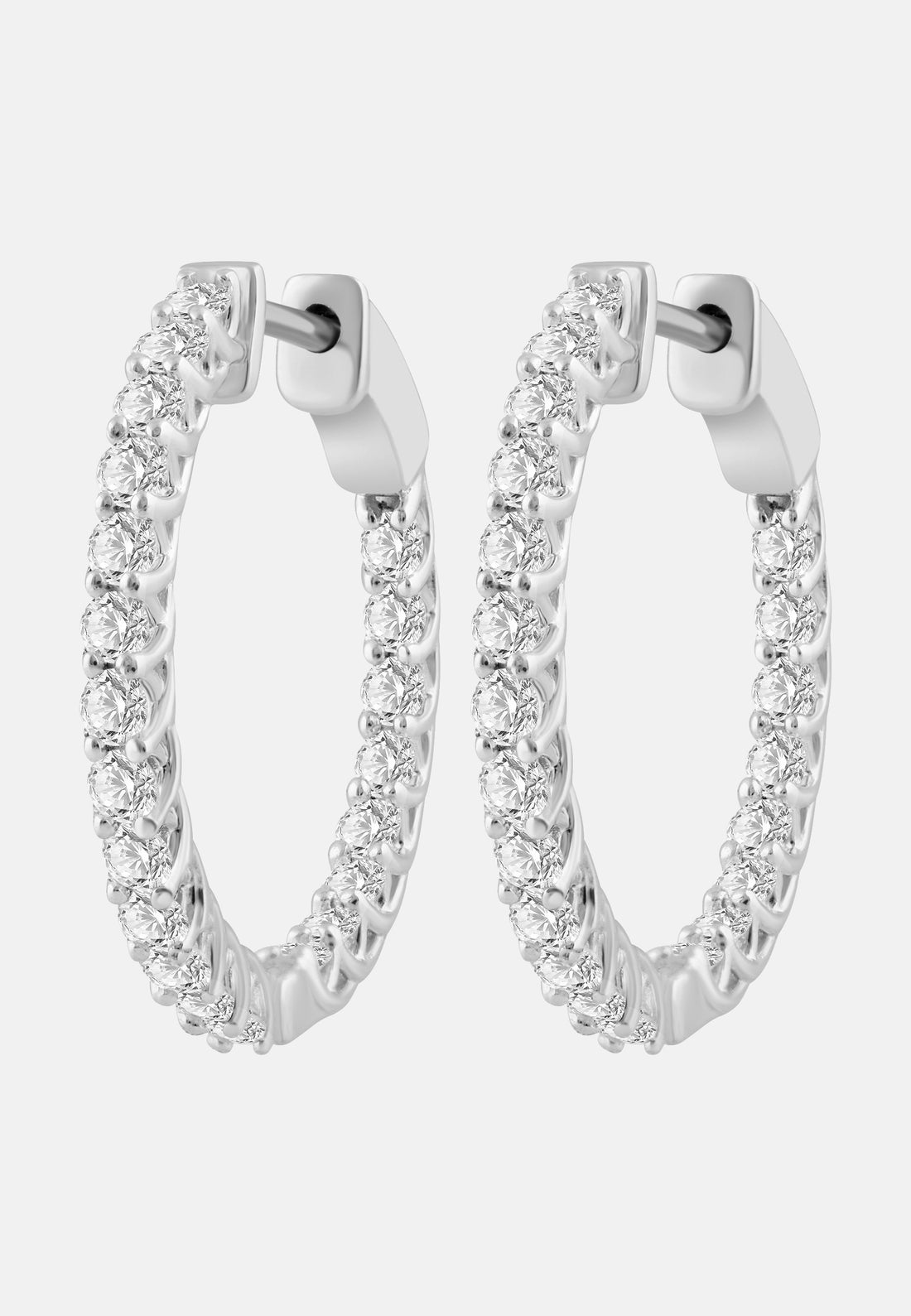 ETHISHER DIAMANTEN Earrings Silver