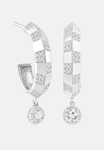 ETHISHER DIAMANTEN Earrings Silver