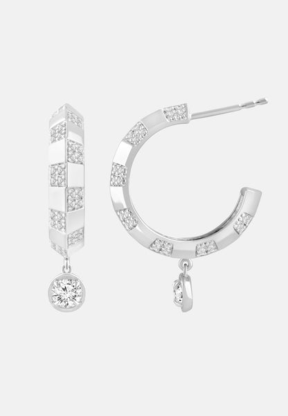 ETHISHER DIAMANTEN Earrings Silver