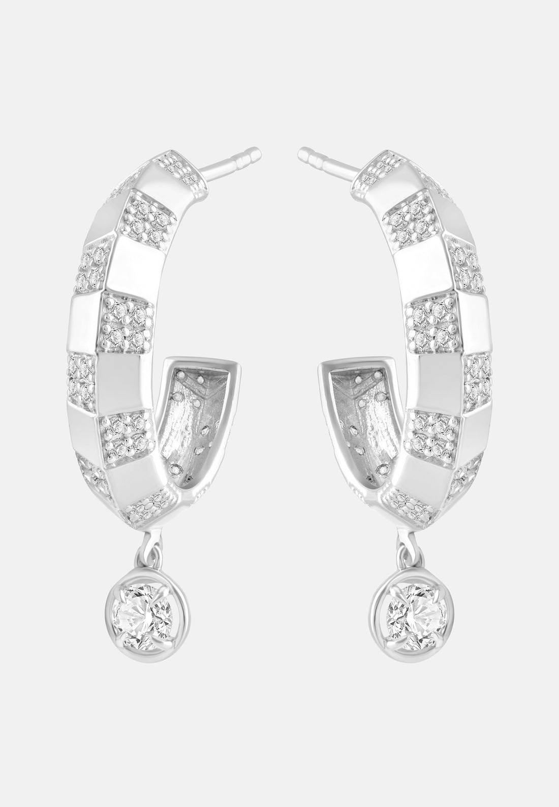 ETHISHER DIAMANTEN Earrings Silver