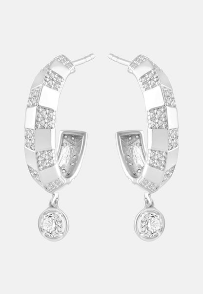 ETHISHER DIAMANTEN Earrings Silver