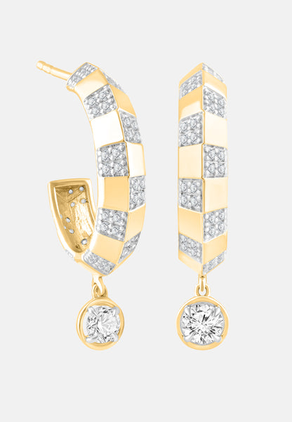 ETHISHER DIAMANTEN Earrings Yellow gold