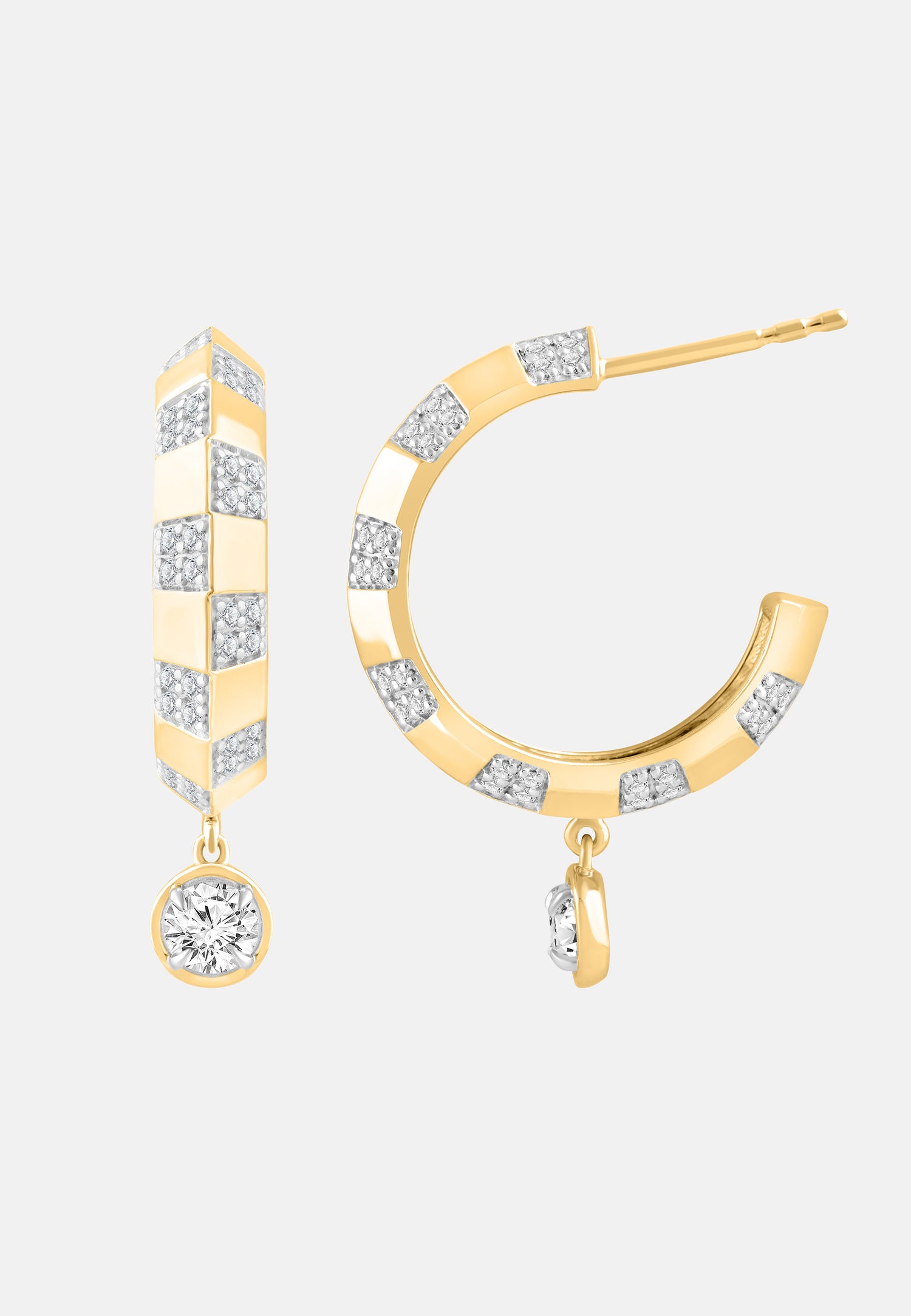 ETHISHER DIAMANTEN Earrings Yellow gold