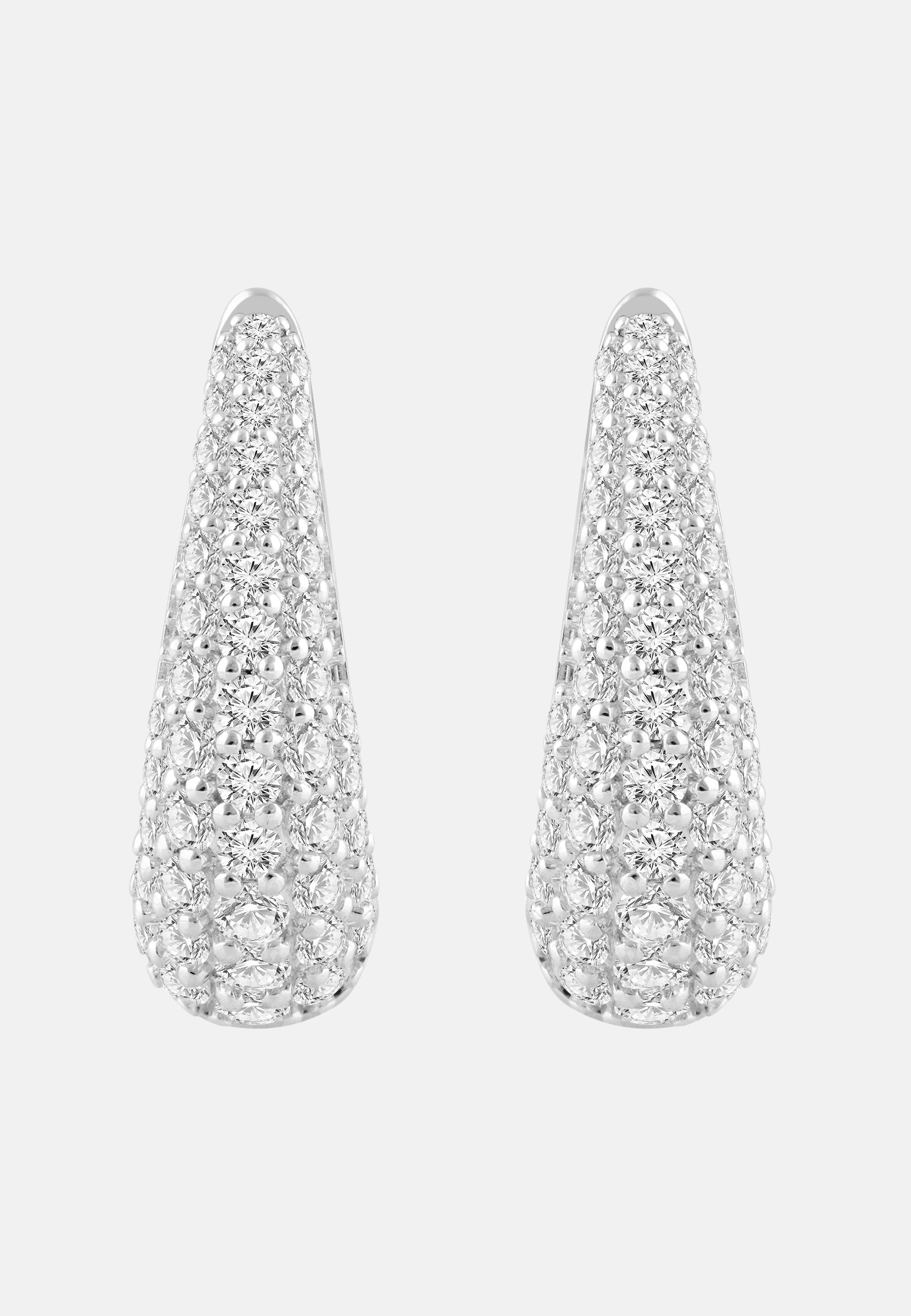 ETHISHER DIAMANTEN Earrings Silver