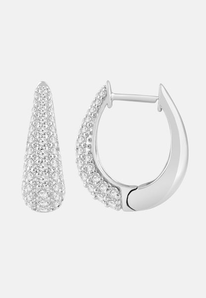 ETHISHER DIAMANTEN Earrings Silver