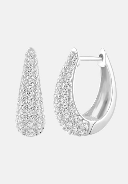 ETHISHER DIAMANTEN Earrings Silver