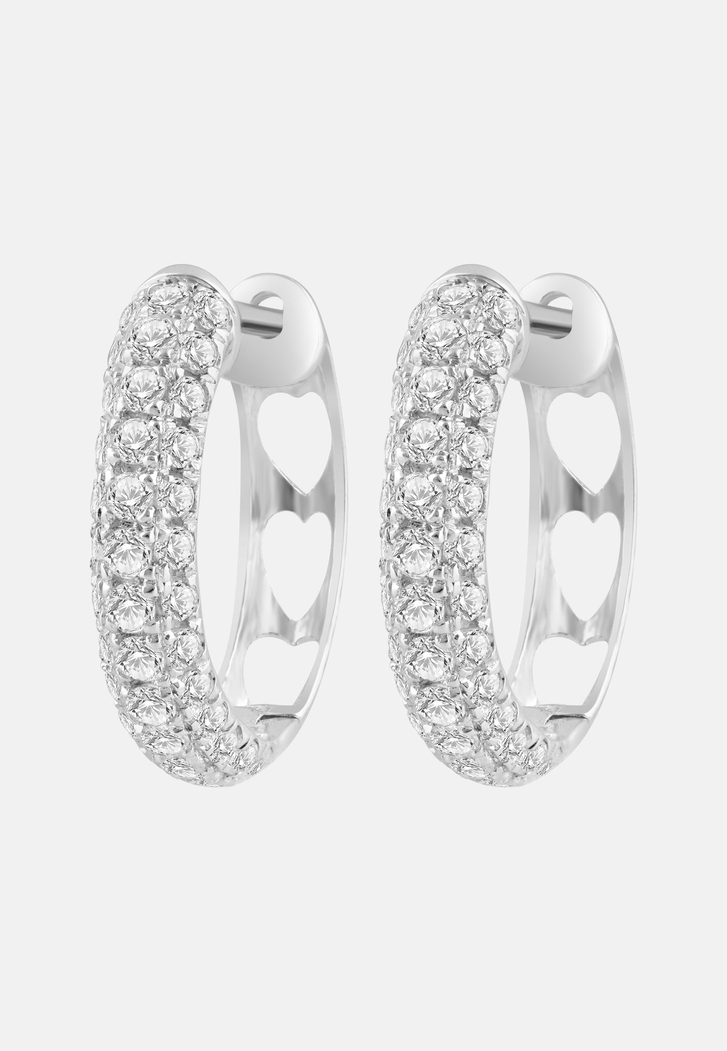 ETHISHER DIAMANTEN Earrings Silver