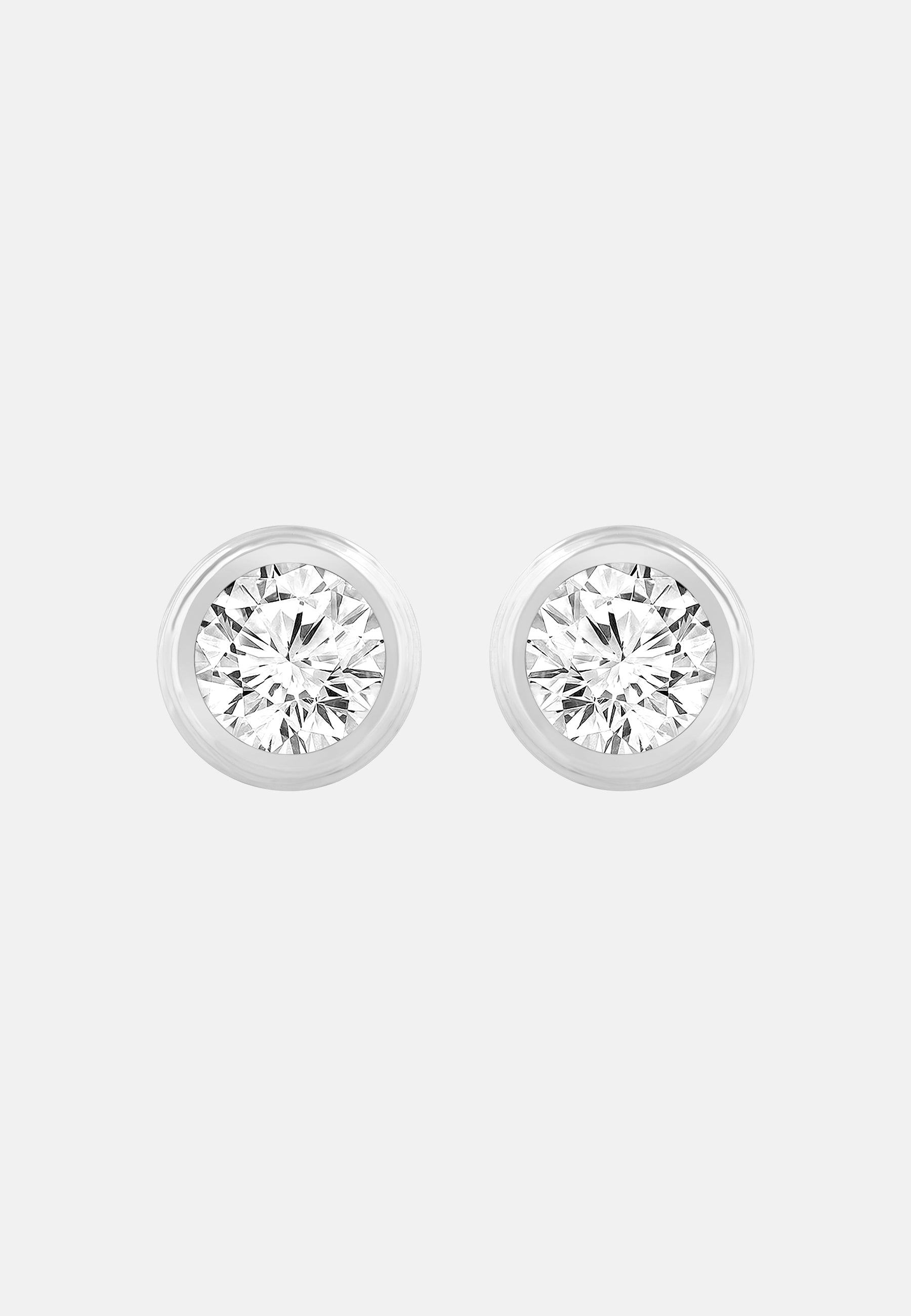 ETHISHER DIAMANTEN Earrings Silver