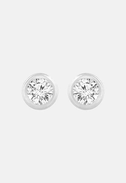ETHISHER DIAMANTEN Earrings Silver