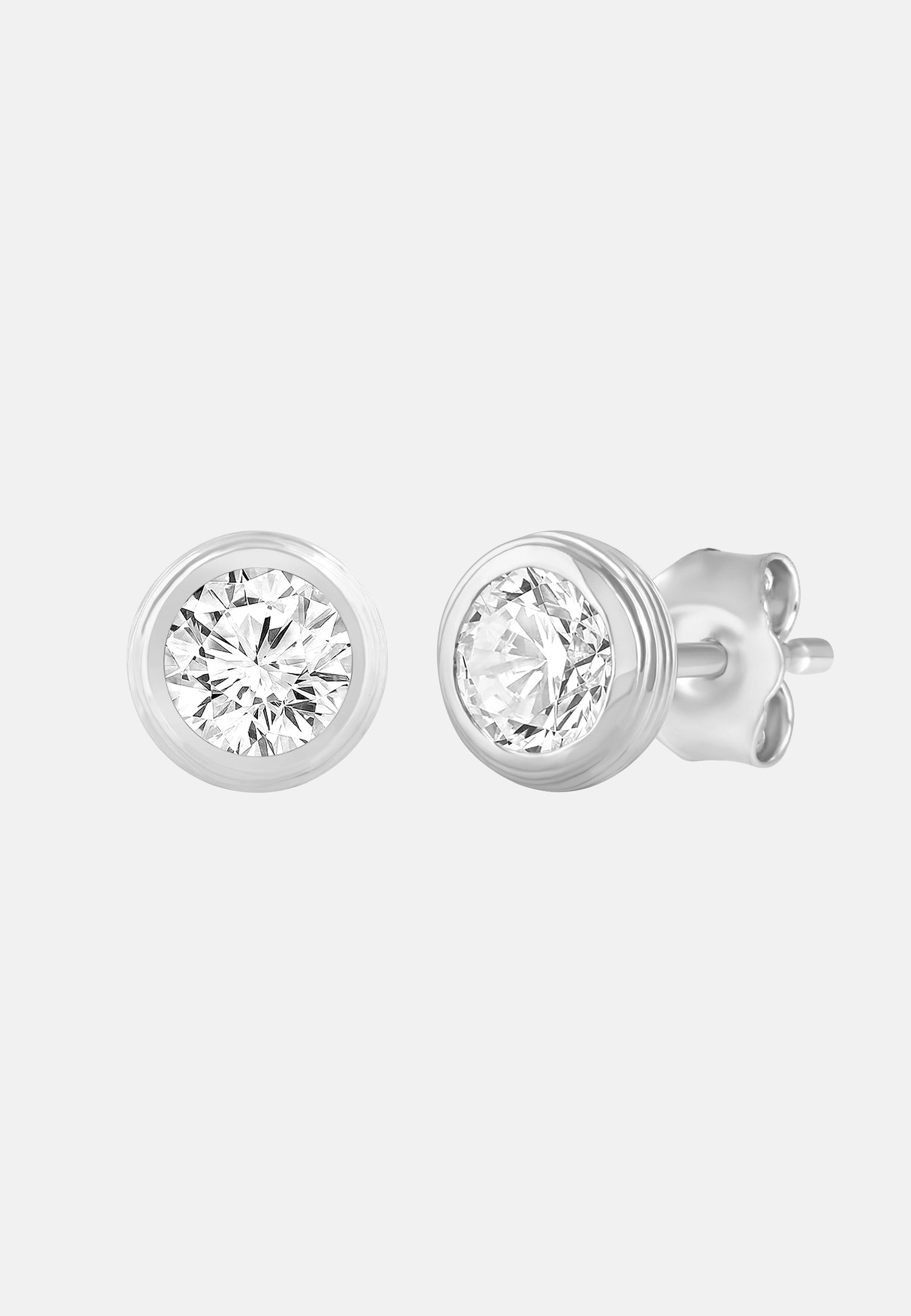 ETHISHER DIAMANTEN Earrings Silver