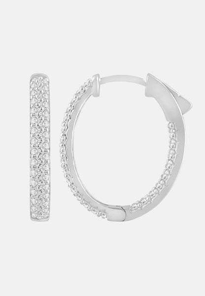 ETHISHER DIAMANTEN Earrings Silver