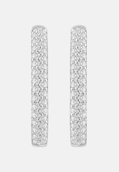 ETHISHER DIAMANTEN Earrings Silver