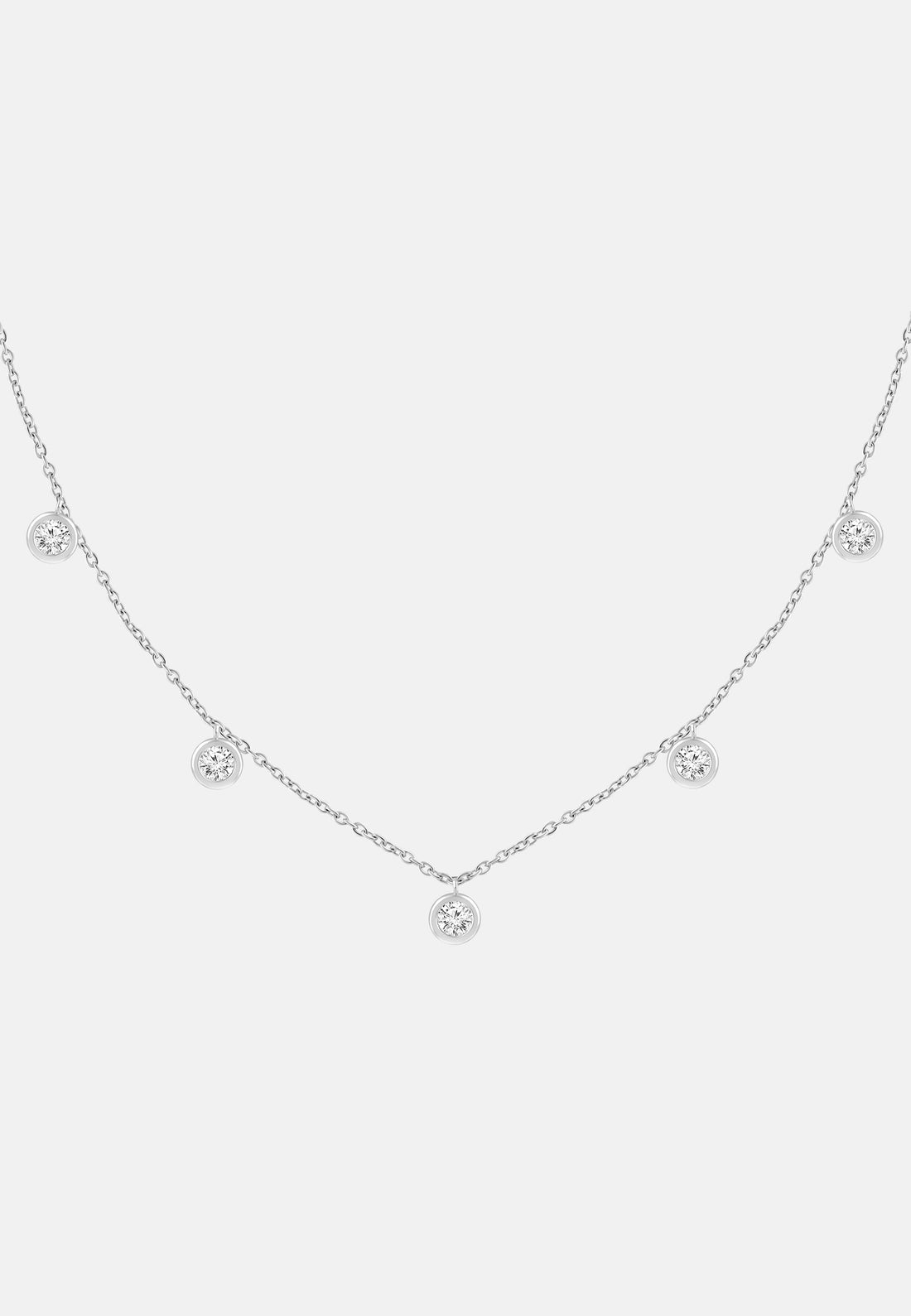 ETHISHER DIAMANTEN Necklace Silver