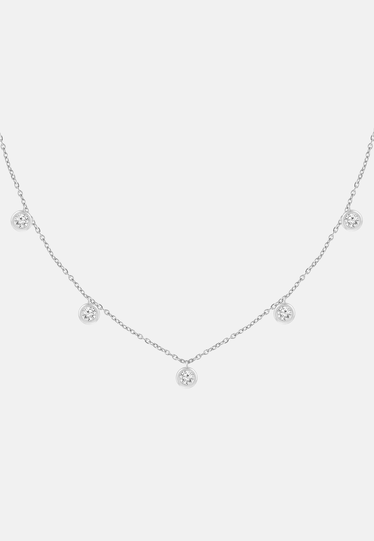 ETHISHER DIAMANTEN Necklace Silver