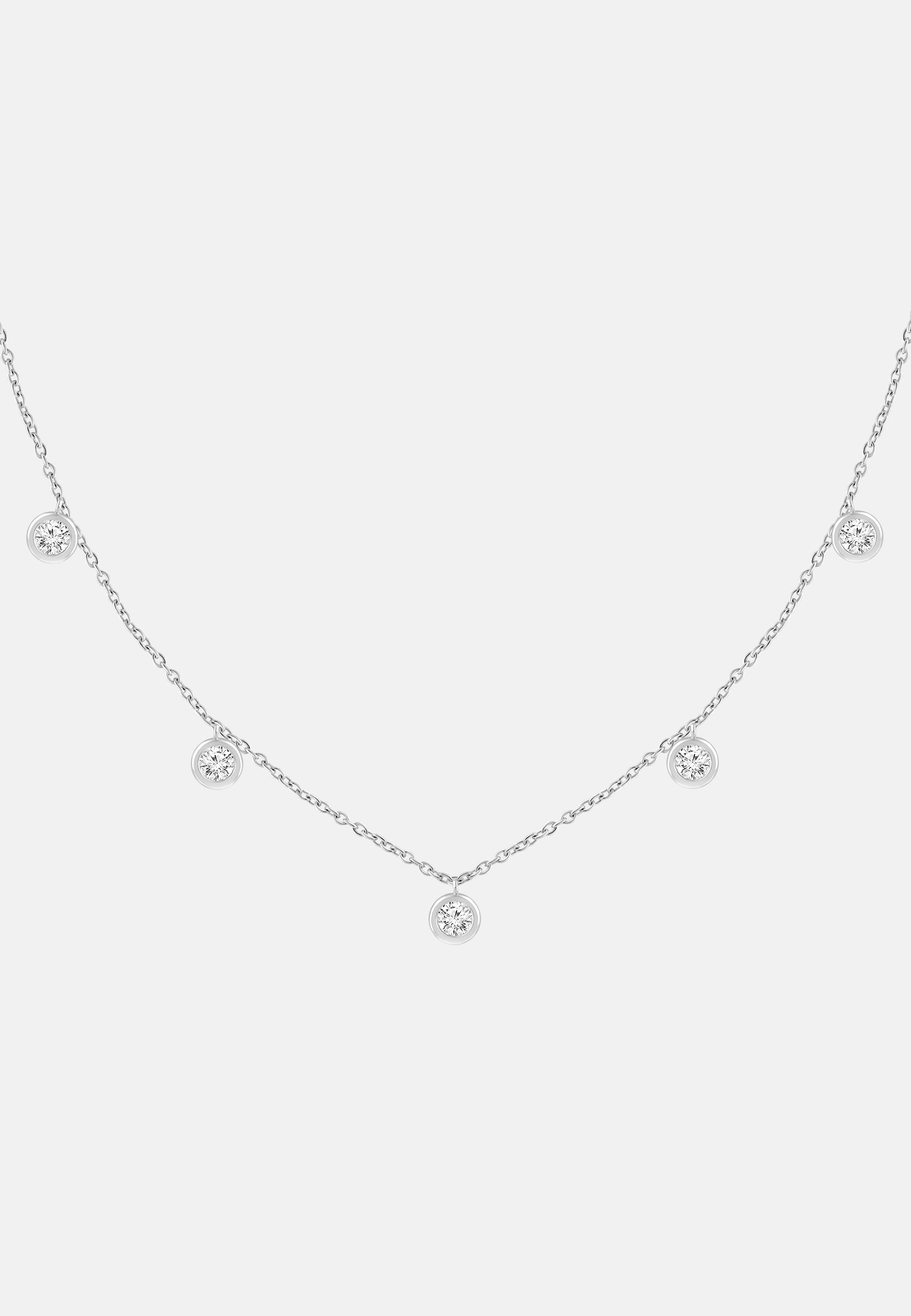 ETHISHER DIAMANTEN Necklace Silver