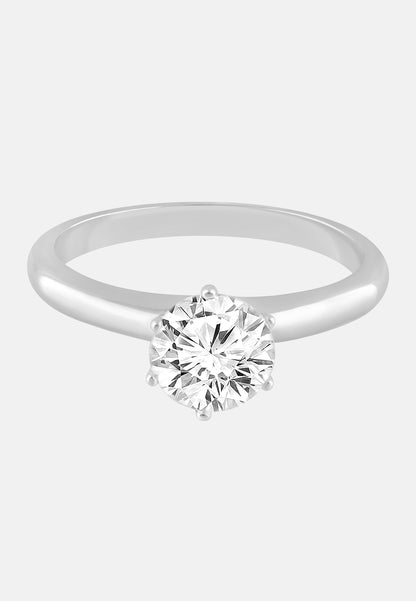 ETHISHER DIAMANTEN Ring Silver