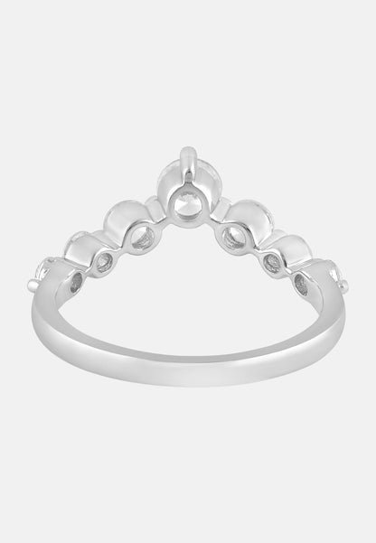 ETHISHER DIAMANTEN Ring Silver