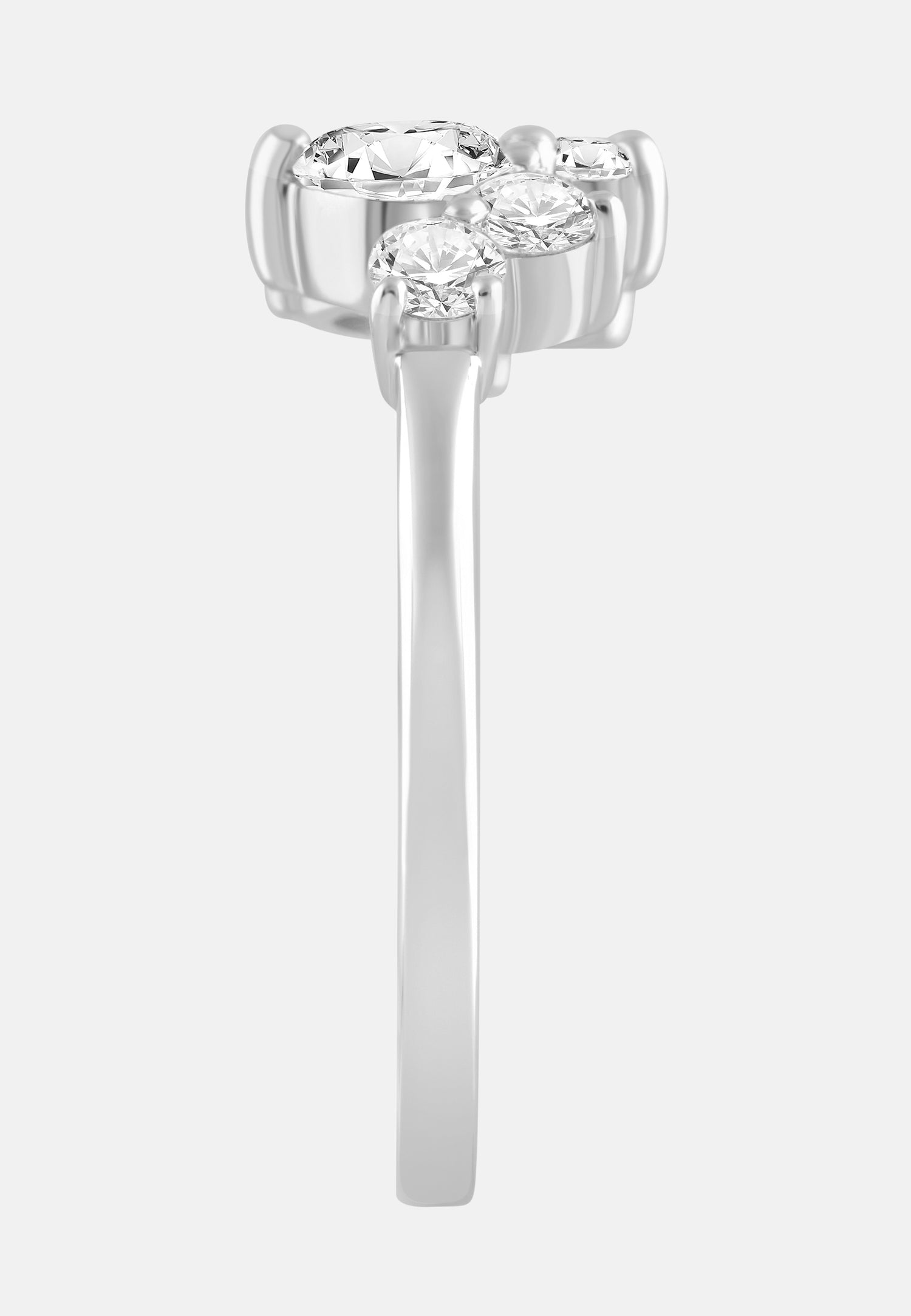 ETHISHER DIAMANTEN Ring Silver