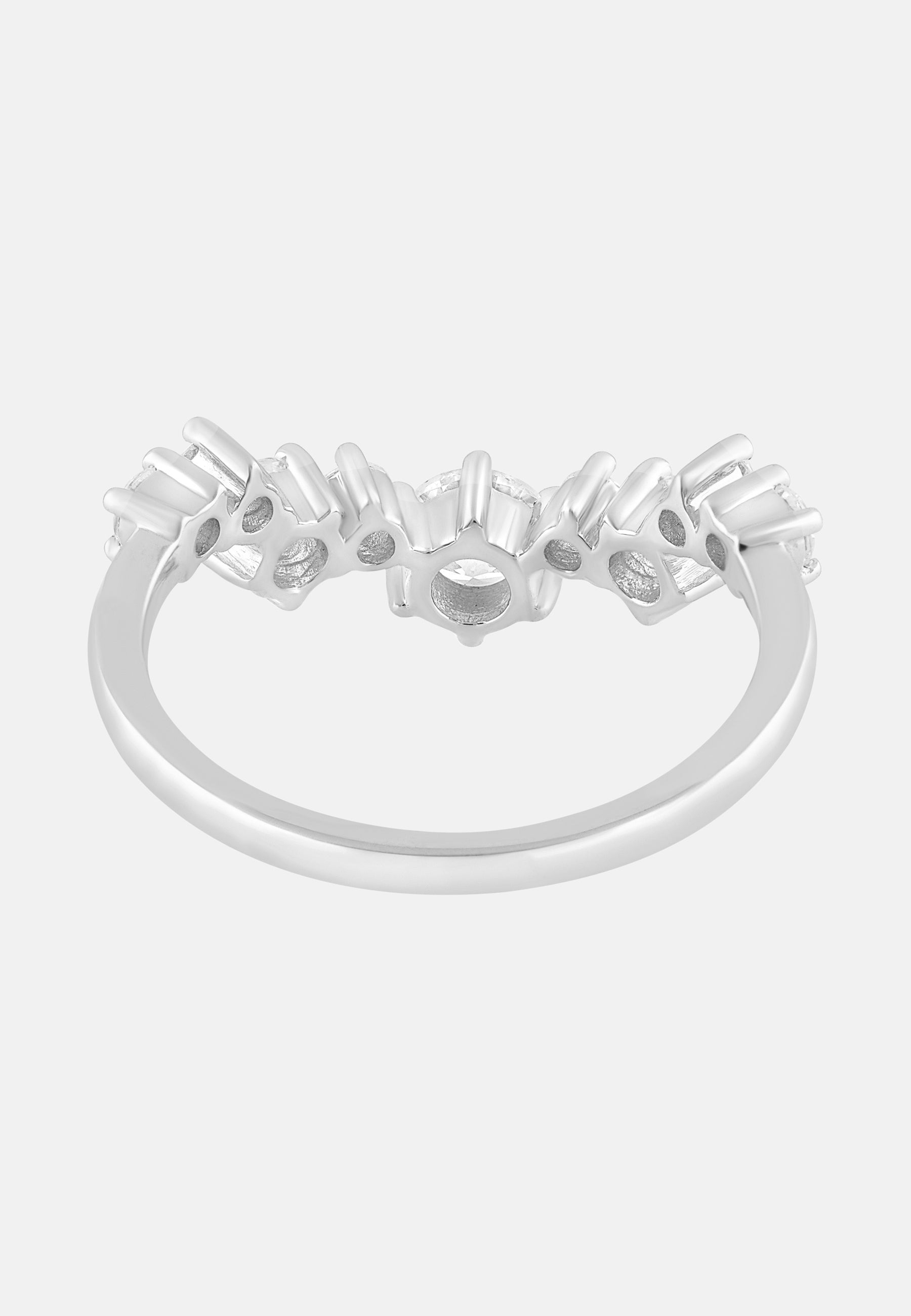 ETHISHER DIAMANTEN Ring Silver