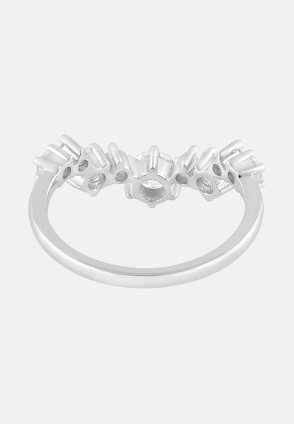 ETHISHER DIAMANTEN Ring Silver