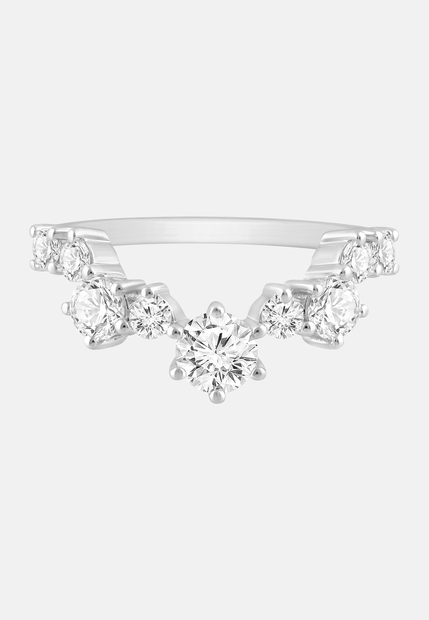ETHISHER DIAMANTEN Ring Silver