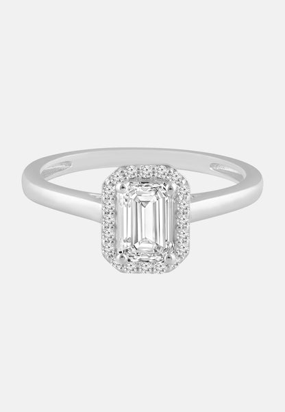 ETHISHER DIAMANTEN Ring Silver