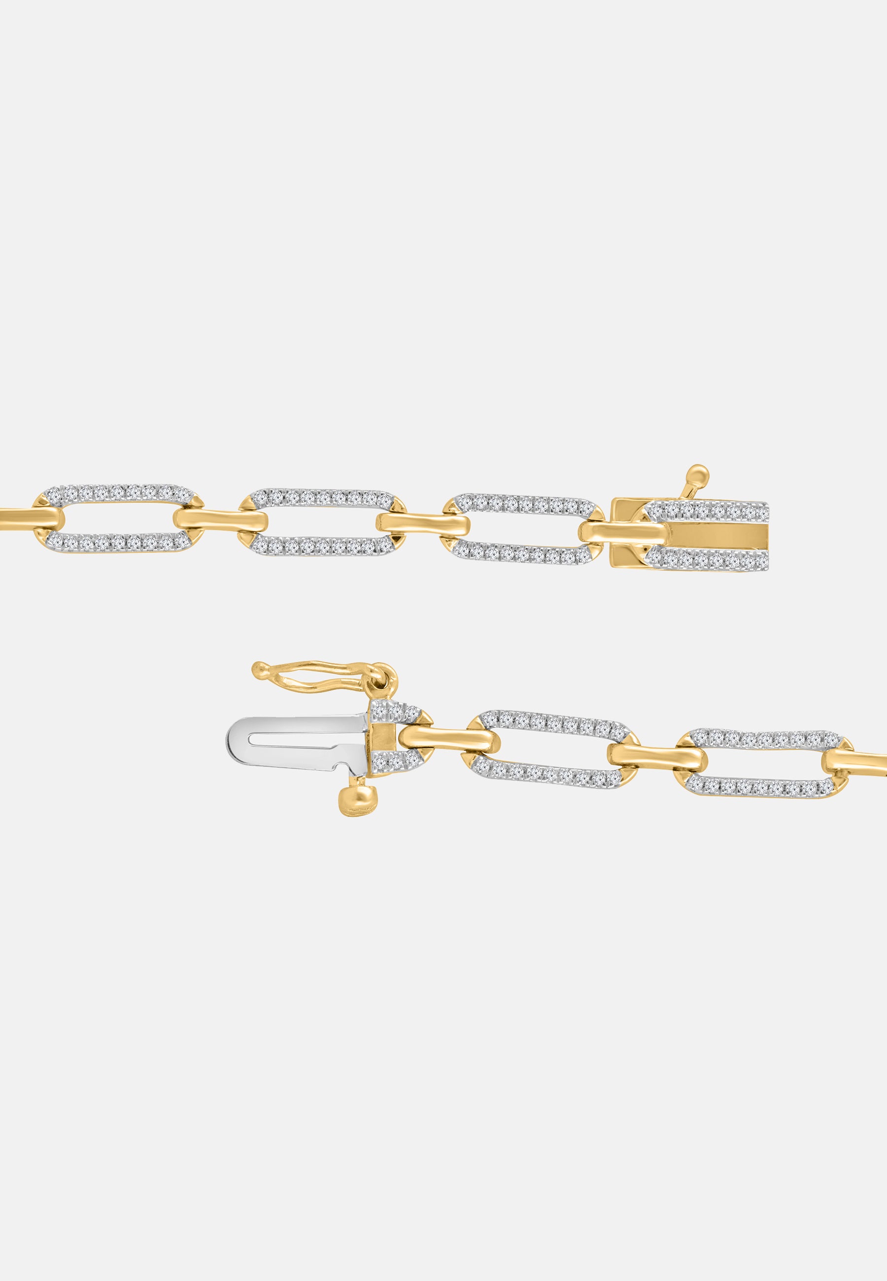 Armband aus 375 Gelbgold mit Diamant