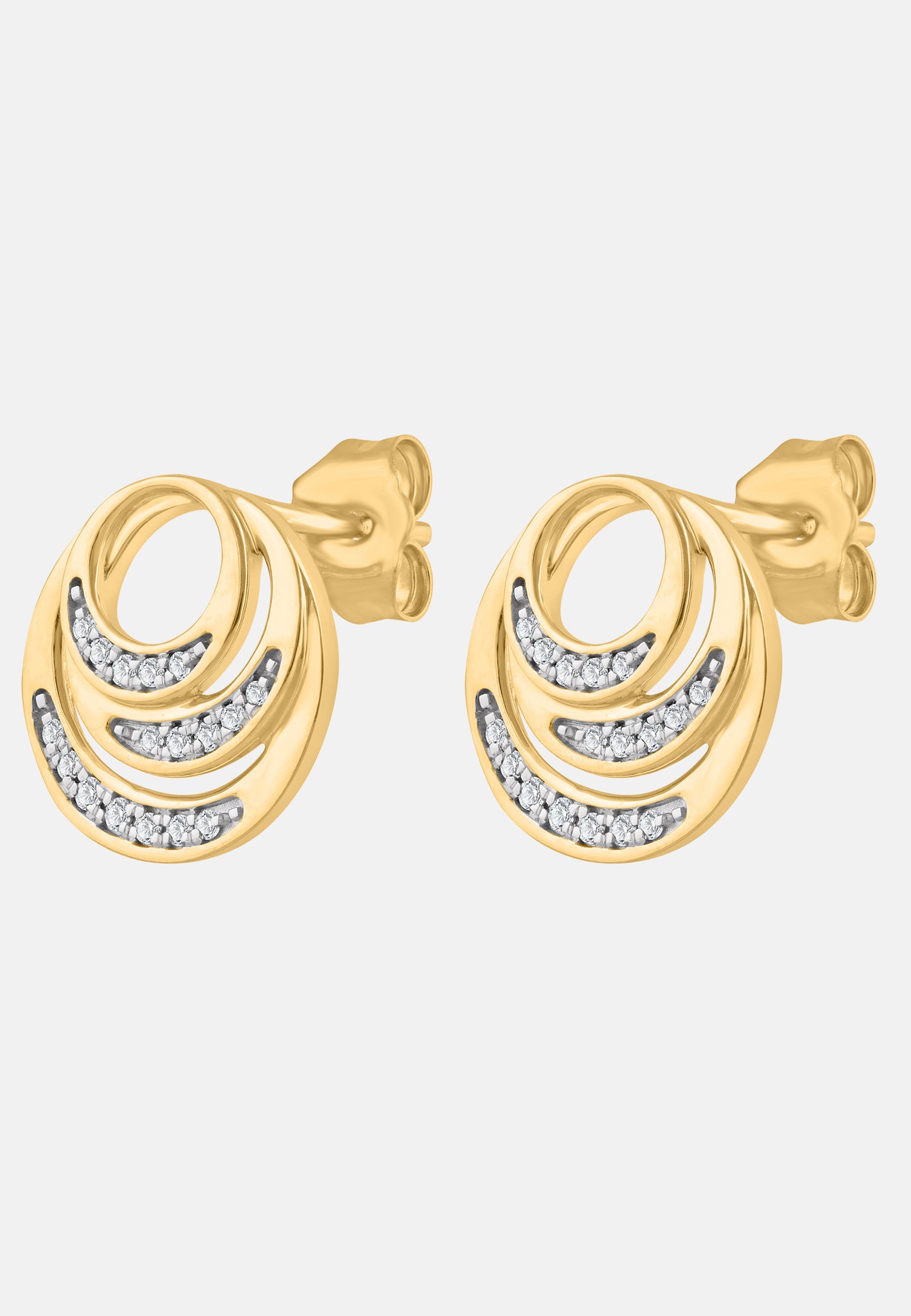 Diamant Exquis Earrings Gold