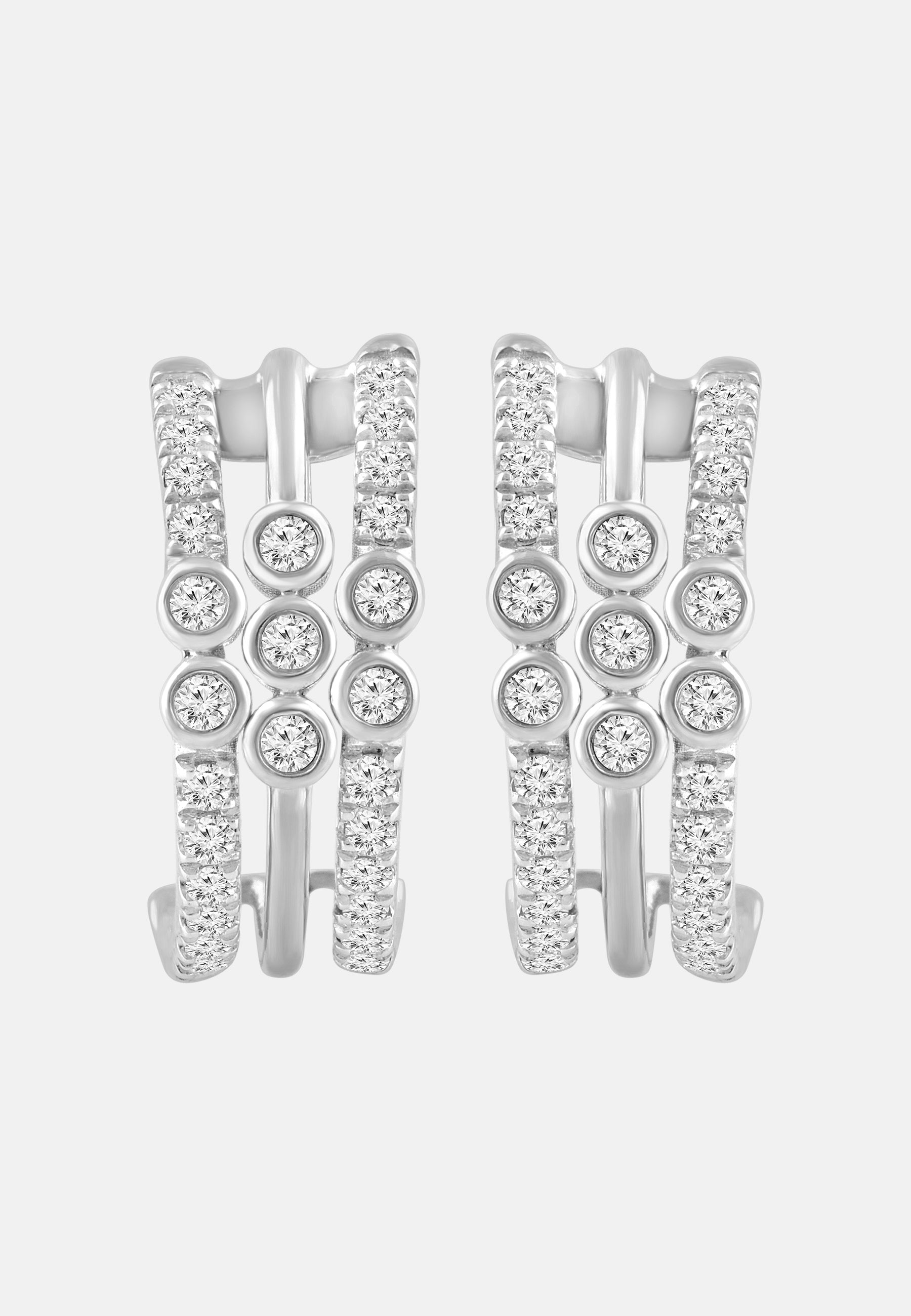 Diamant Exquis Earrings Silver