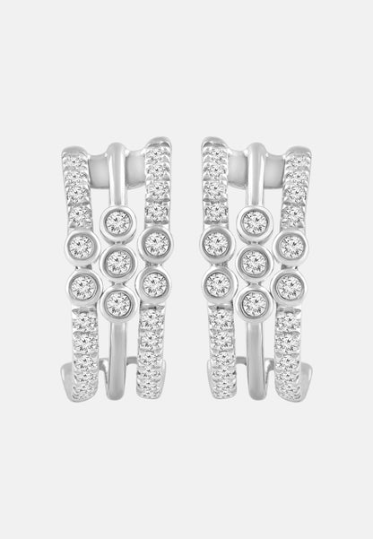 Diamant Exquis Earrings Silver