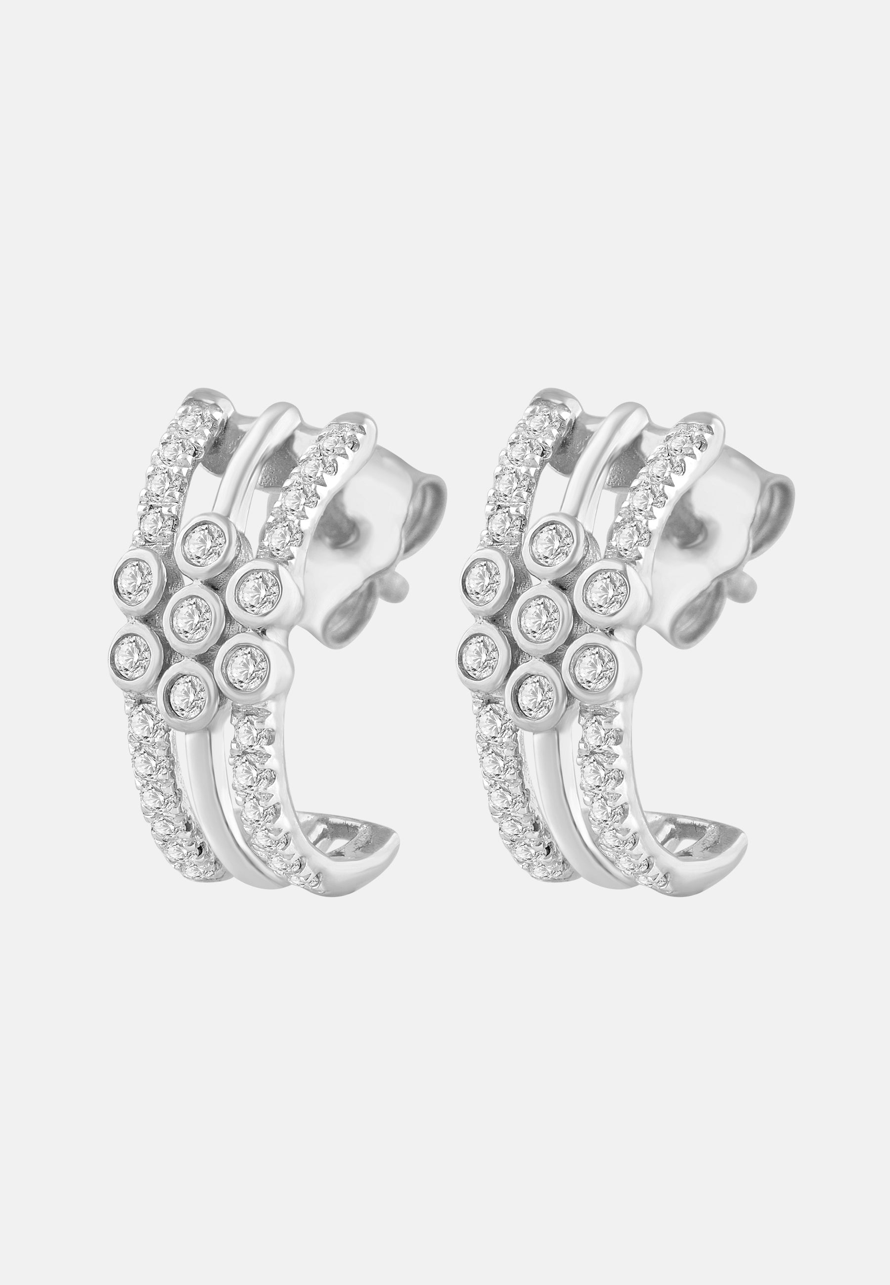 Diamant Exquis Earrings Silver