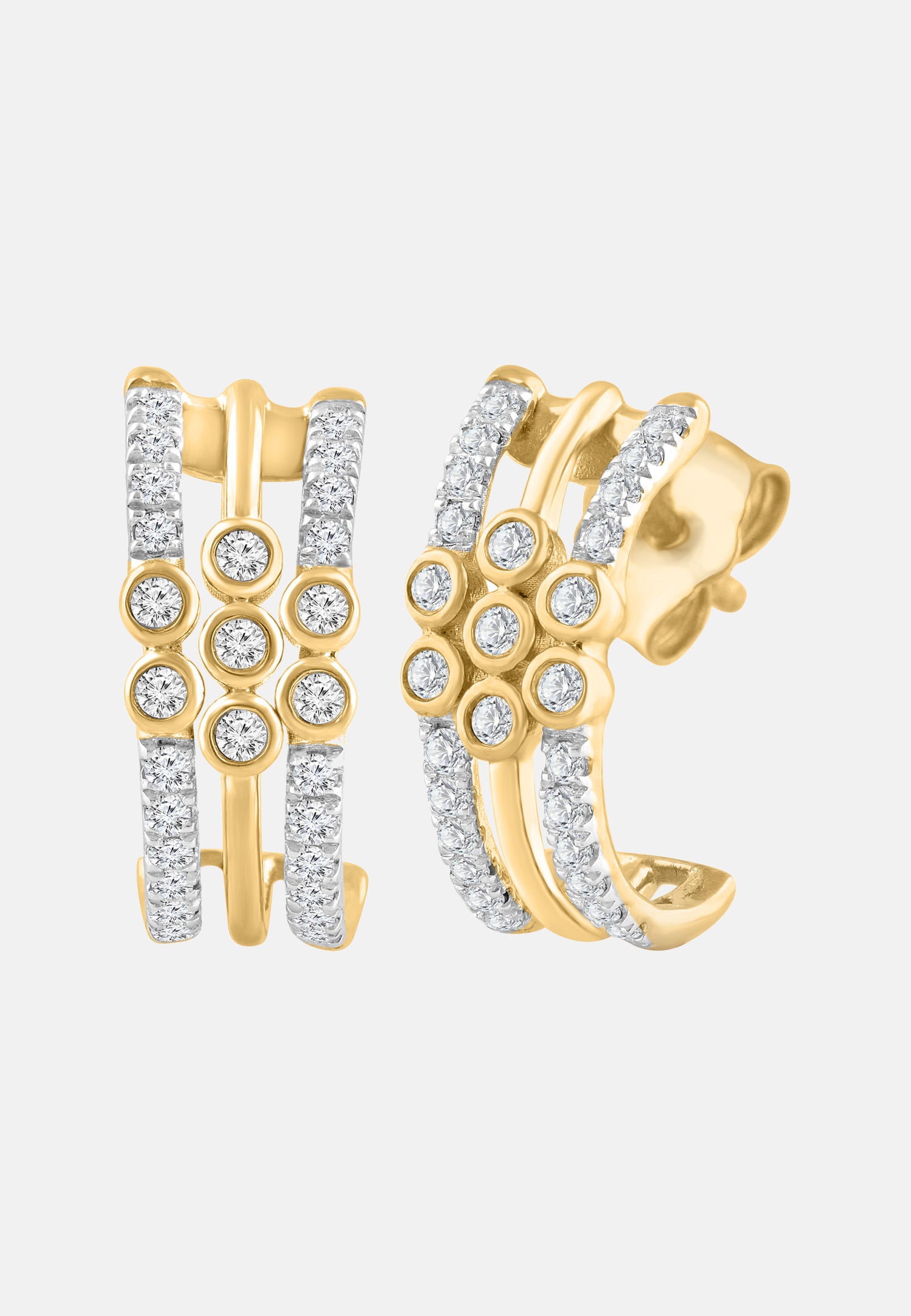 Diamant Exquis Earrings Gold