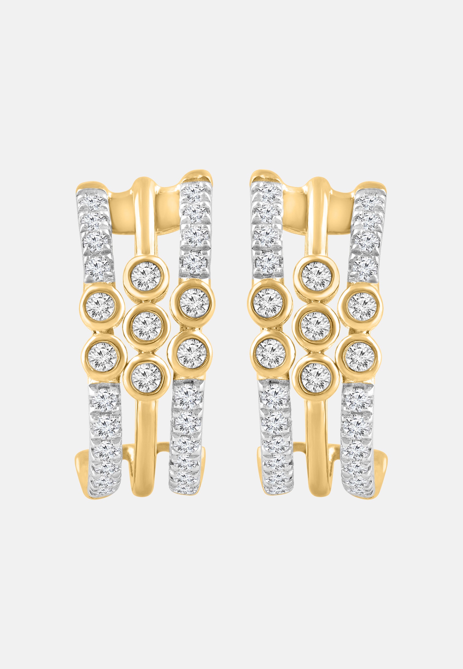 Diamant Exquis Earrings Gold